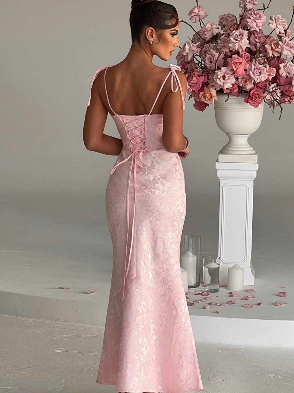 Babyboo Whitney Maxi Dress – Blush - Picture 5 of 5